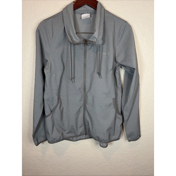 Columbia Jackets & Blazers - Columbia Lightweight Full Zip‎ Jacket/Windbreaker  Size Medium, Grey